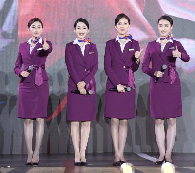 明星生图张天爱&李沁&袁泉 空姐装 电影宣传