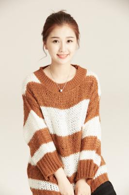 一年级毕业周S2.虞书欣个人宣传照条纹毛衣-shuxin1421