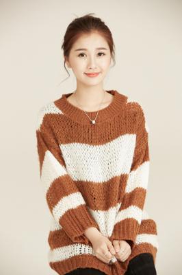 一年级毕业周S2.虞书欣个人宣传照条纹毛衣-shuxin1432