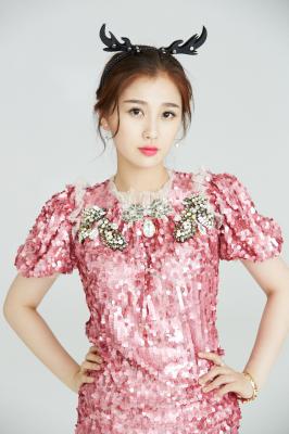 一年级毕业周S2.虞书欣个人宣传照粉色连衣裙-shuxin1463