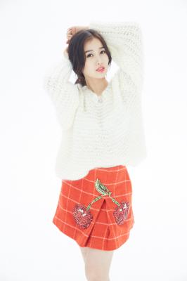 一年级毕业周S2.虞书欣个人宣传照网纹短裙-shuxin0072