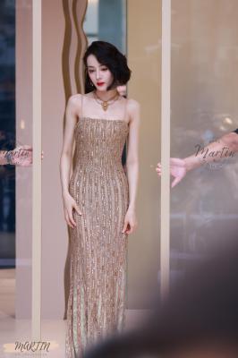 迪丽热巴-金色吊带-IMG_6194 