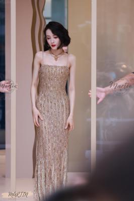 迪丽热巴-金色吊带-IMG_6195 