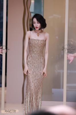 迪丽热巴-金色吊带-IMG_6199 