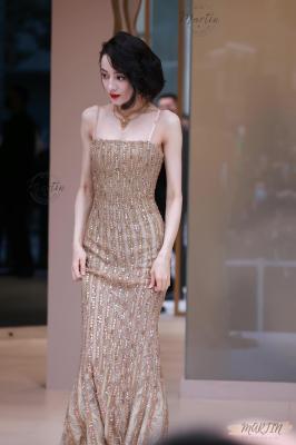 迪丽热巴-金色吊带-IMG_6203